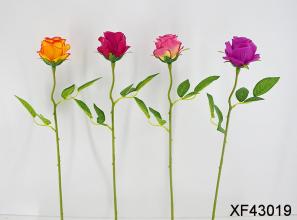 Single Artificial Rose in Multiple Colors