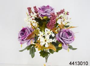 Wild Rose, Lilac, Gypsophila X 13